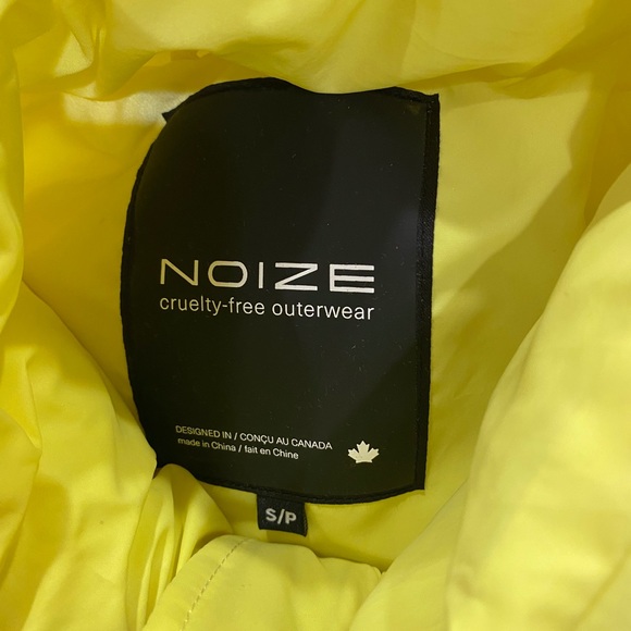 Noize KALLIE Mid Length Puffer Vegan Neon Reflective Size Small NWT - Picture 6 of 9